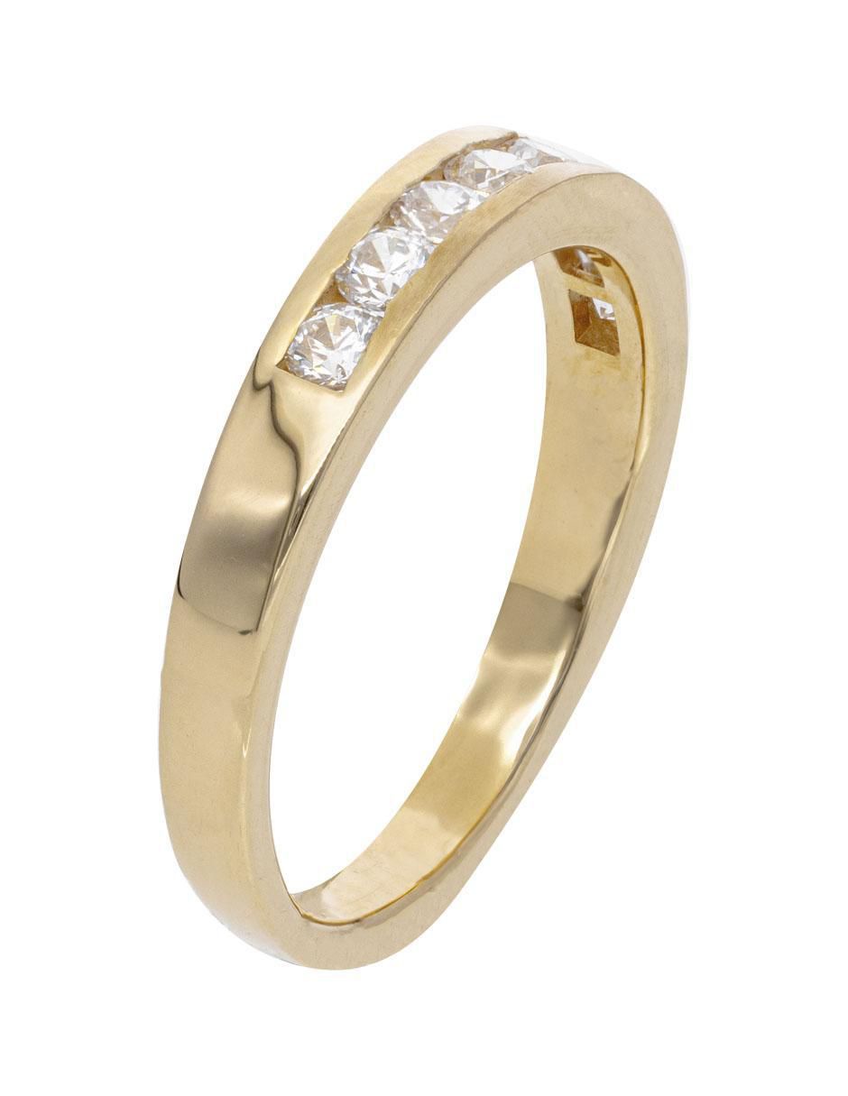 Anillo "de (si aplica)" redondo fonelli sin familia sin temática 14 k "de" oro amarillo zirconia