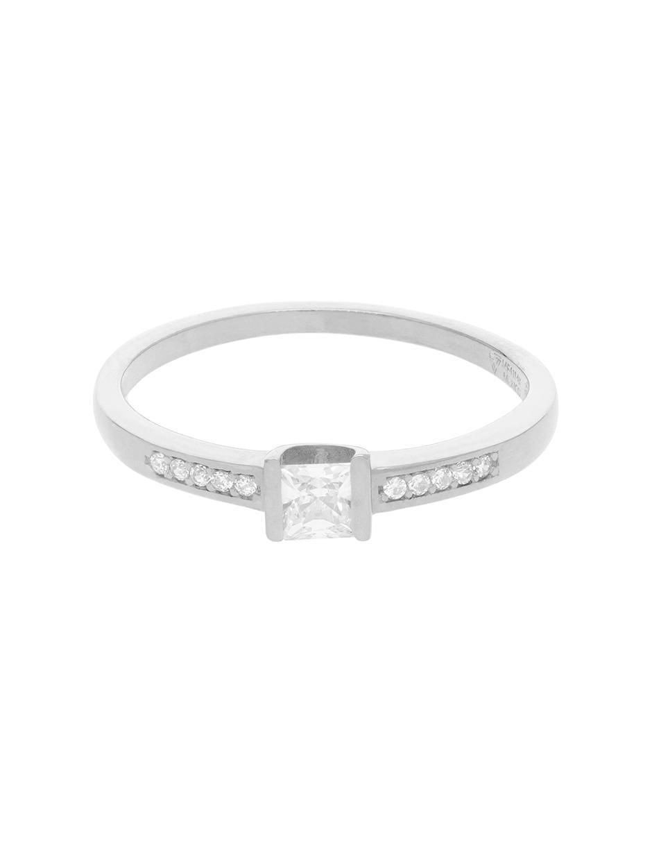 Anillo 14 k de oro zirconia brillante Anillo 14 k de oro zirconia brillante