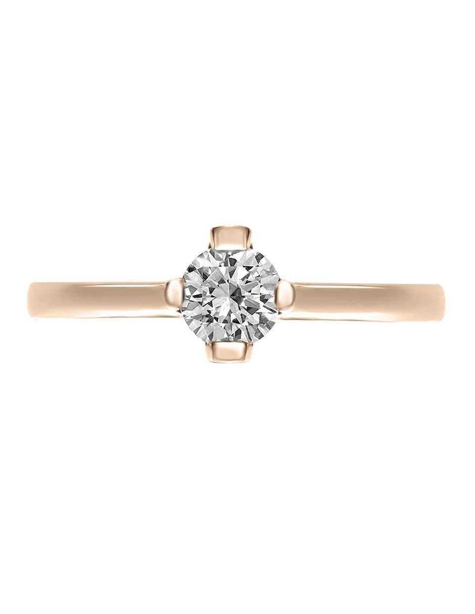 Solitario de oro 14 k Enmir diamante Solitario de oro 14 k Enmir diamante