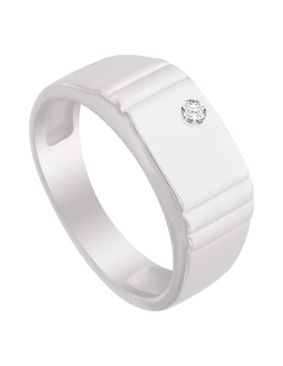 Anillo Johan 14 k de oro diamante brillante 3
