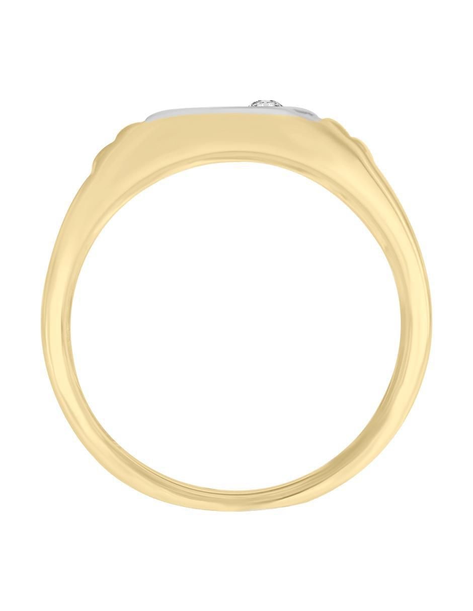 Anillo "de (si aplica)" redondo fianelli johan sin temática 14 k "de" oro diamante