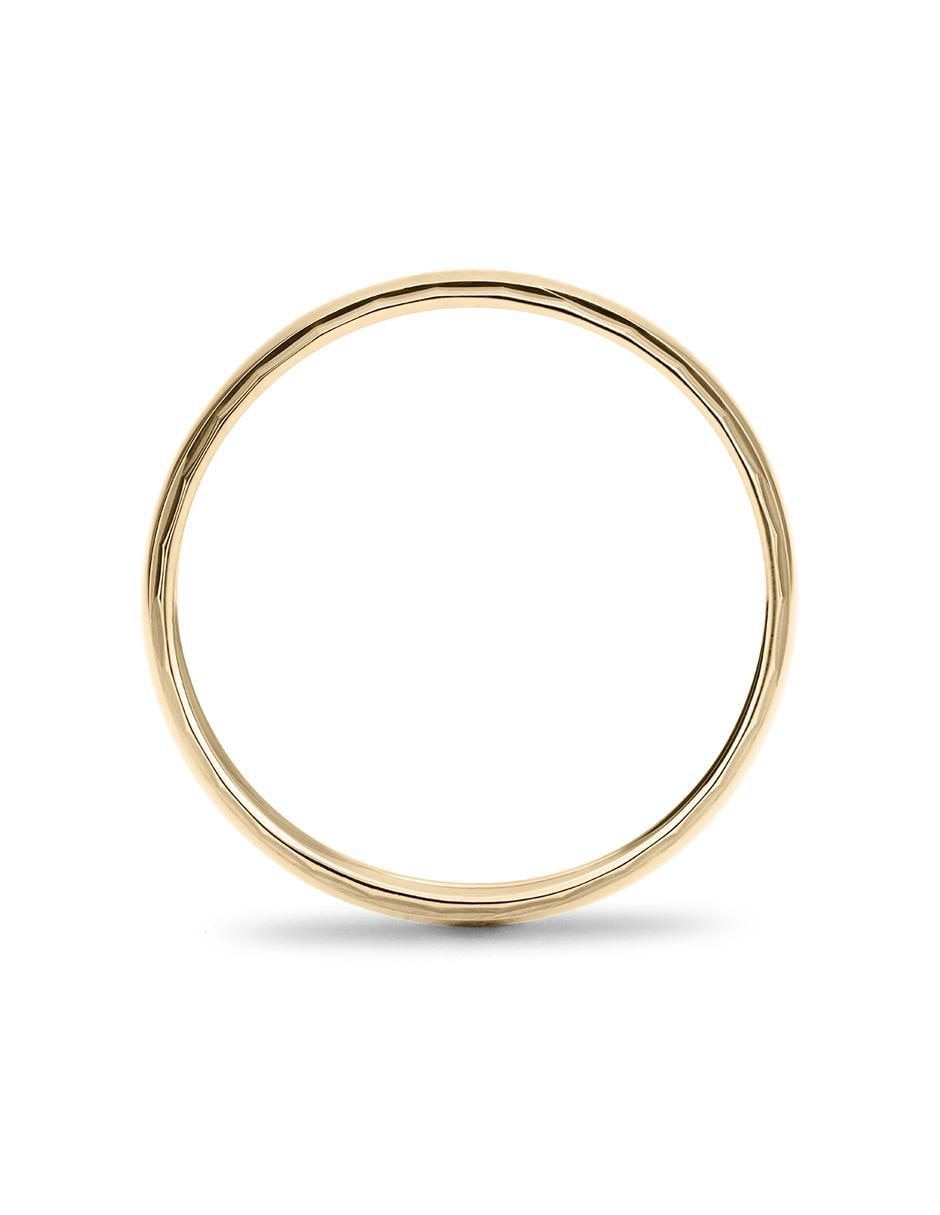Argolla de oro 14 k Mano Forjada