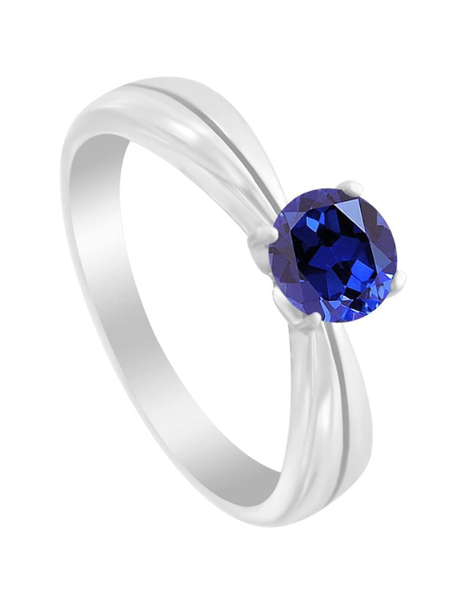 Anillo Nix de oro zafiro brillante 3