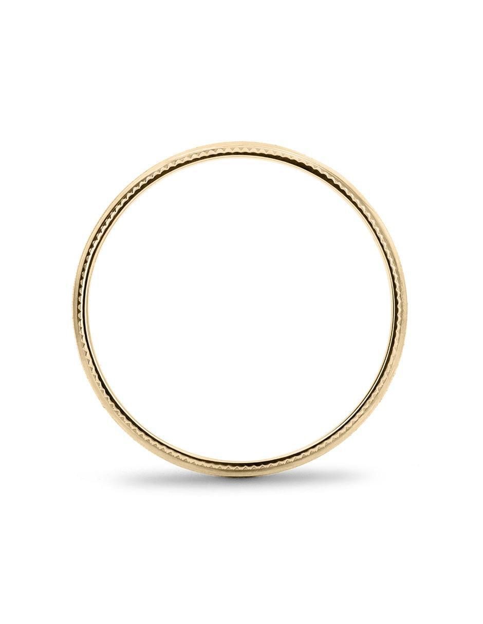 Argolla de oro 14 k Mano Forjada