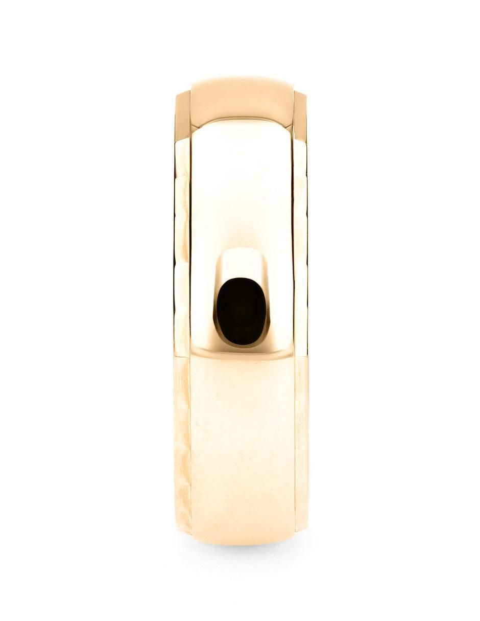 Argolla de oro 14 k Mano Forjada