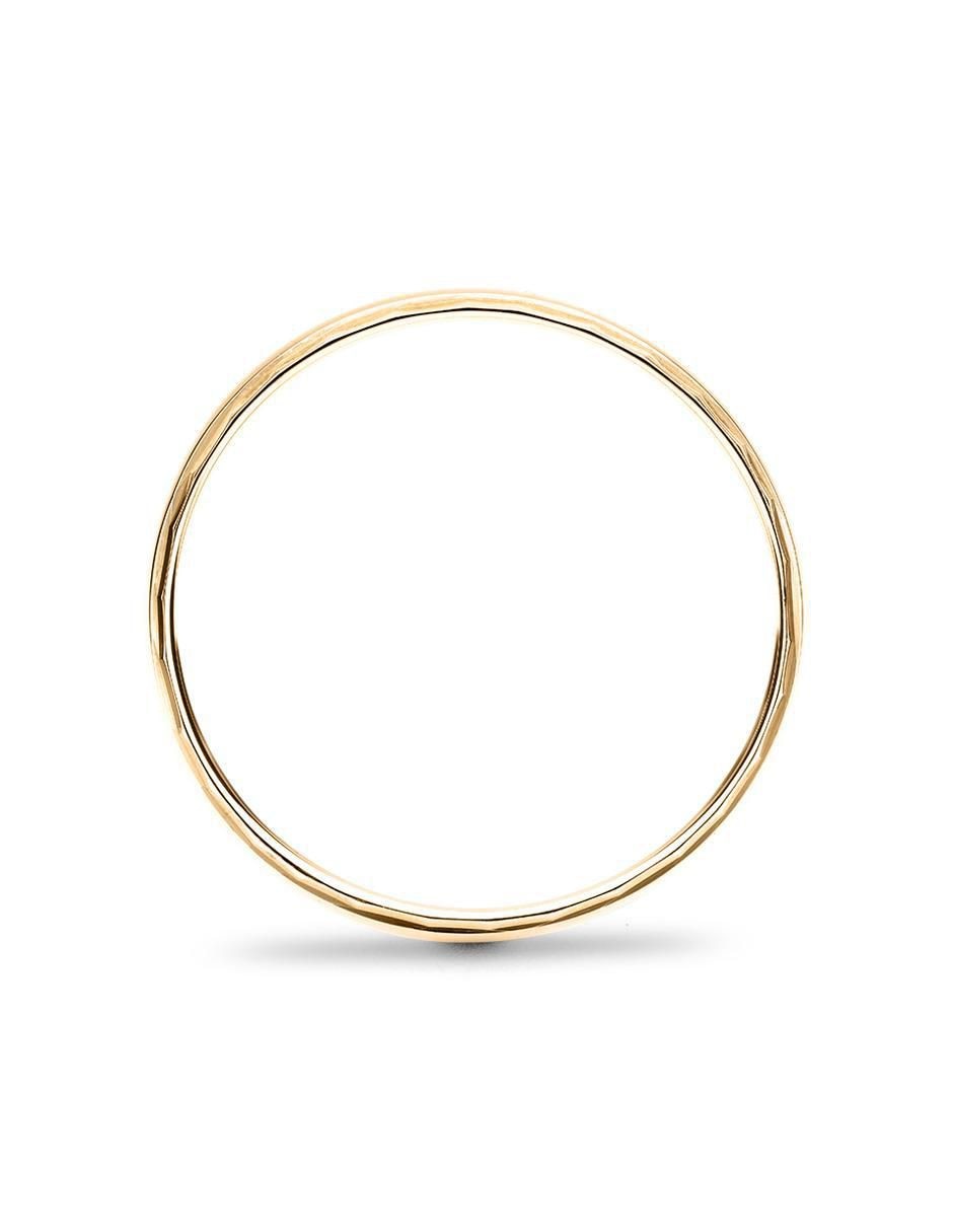 Argolla de oro 14 k Mano Forjada