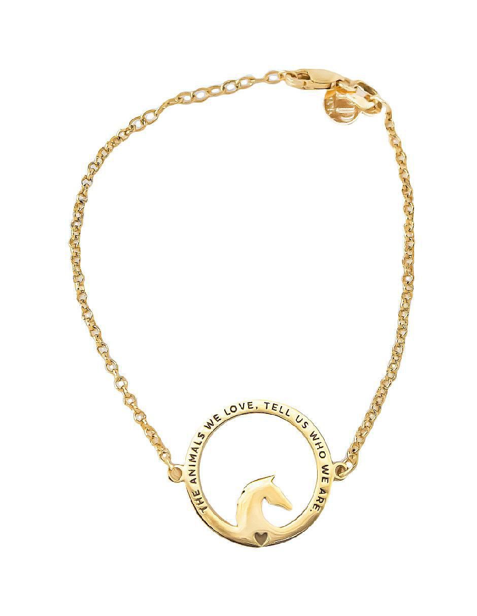 Pulsera de plata P 925 Elegancia Equina con acabado brillante