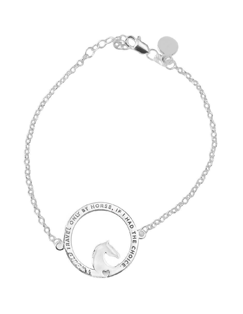 Pulsera de plata p 925 Elegancia Equina