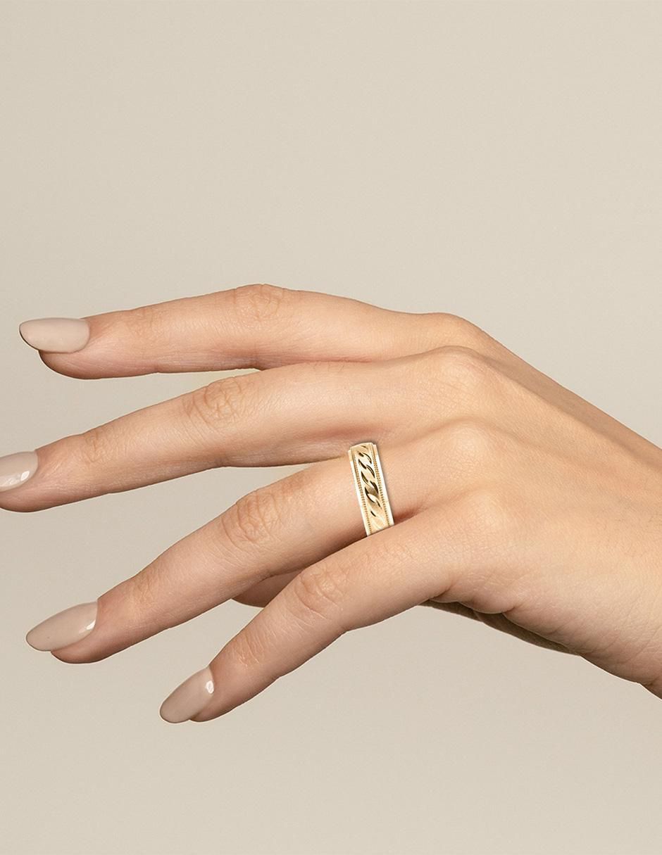 Argolla de oro 14 k 5