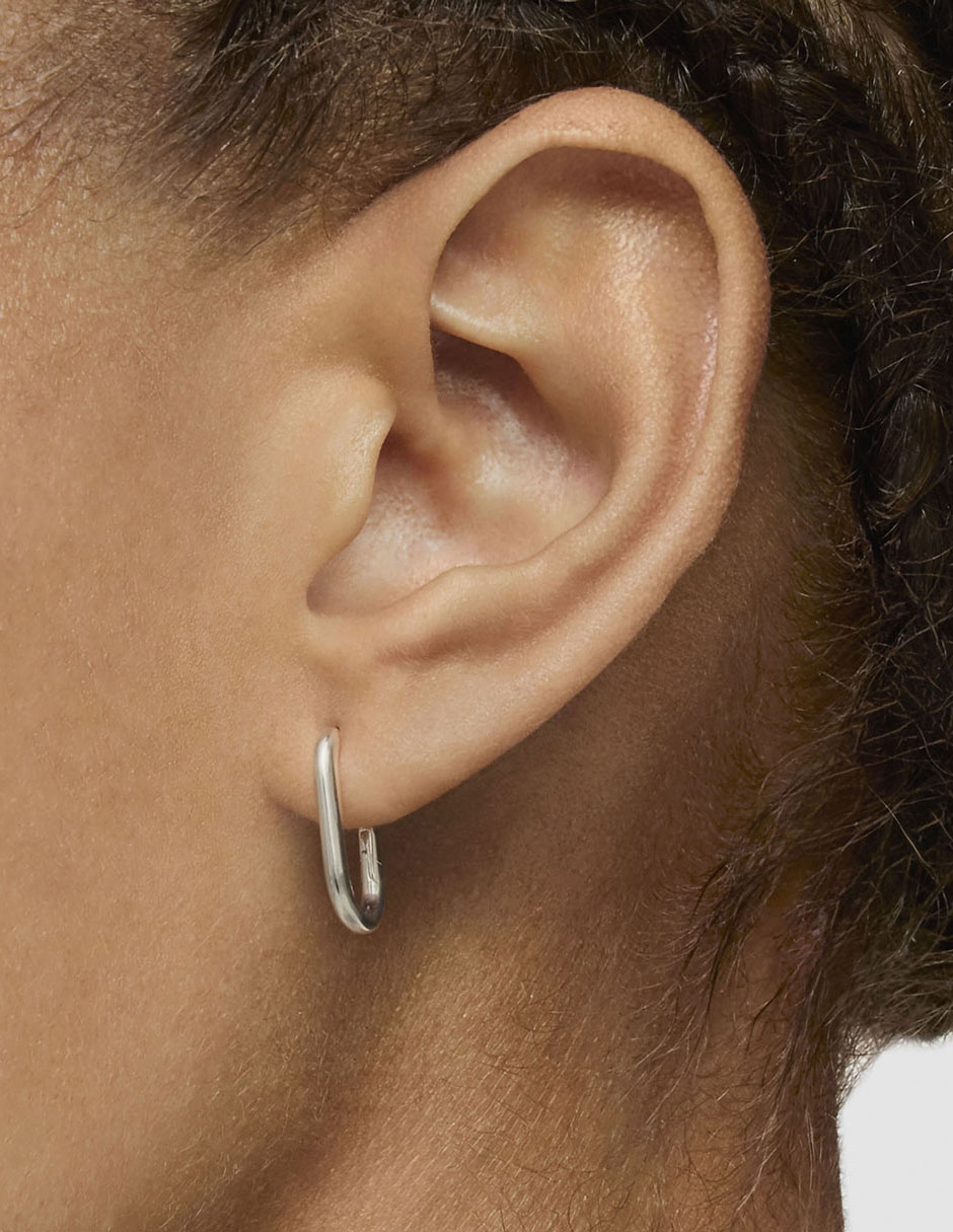 Aretes de aro Sweet Dolls de plata P 925 con acabado baño de oro 6