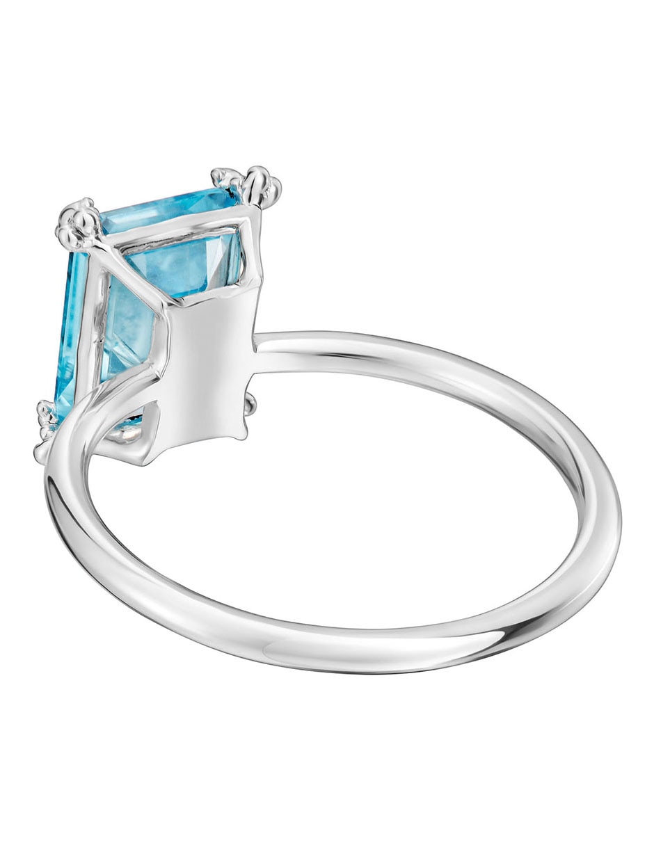 Anillo rectangular Color Pills P 925 de plata topacio brillante 3