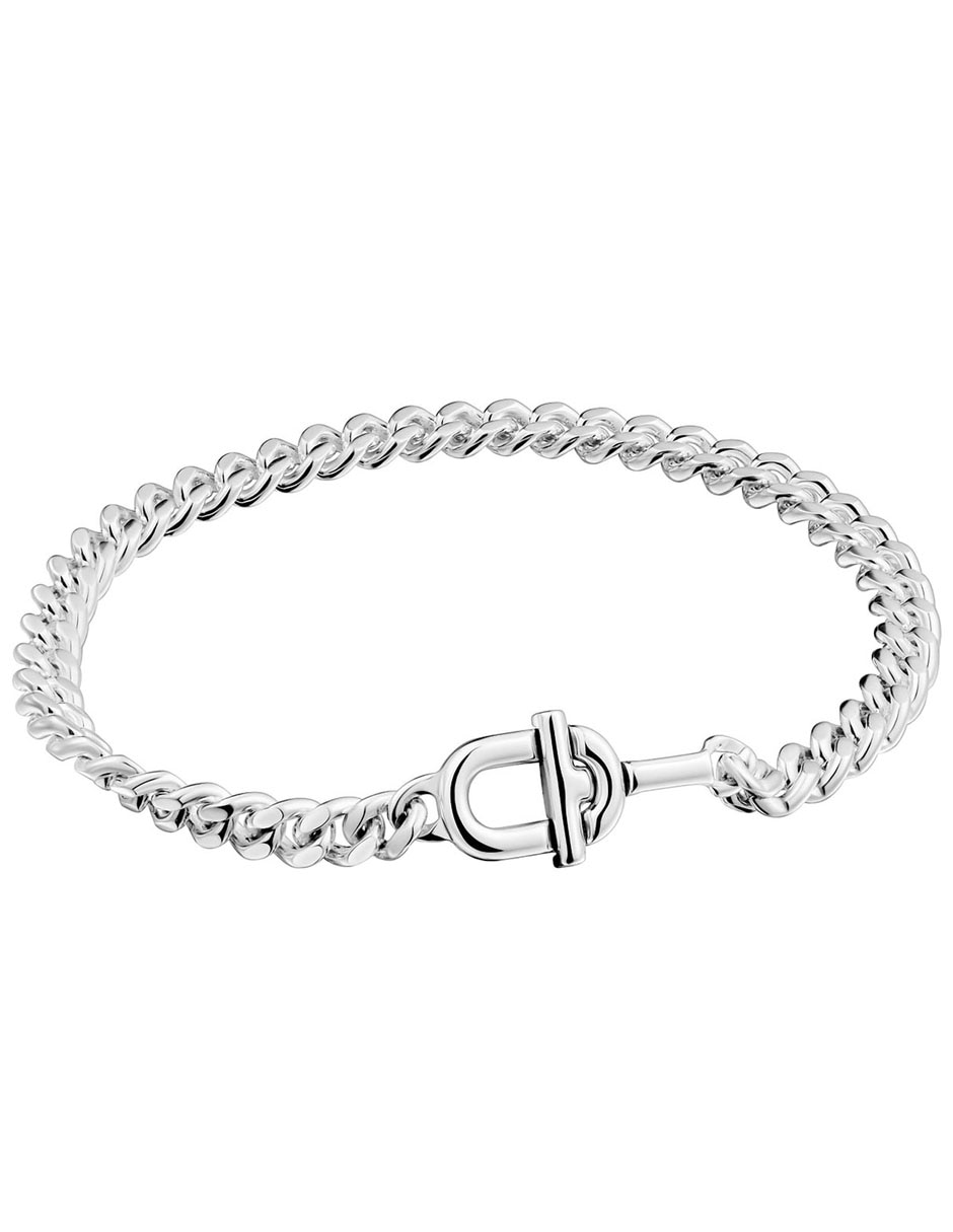 Pulsera de plata P 925 Manifiesto con acabado liso