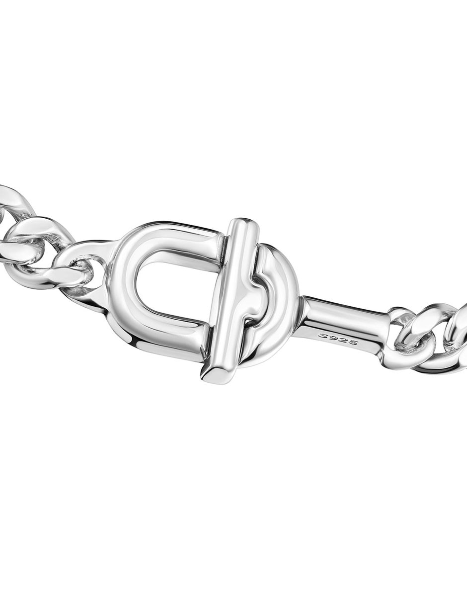 Pulsera de plata P 925 Manifiesto con acabado liso 2