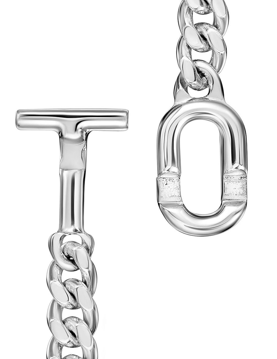 Pulsera de plata P 925 Manifiesto con acabado liso 3