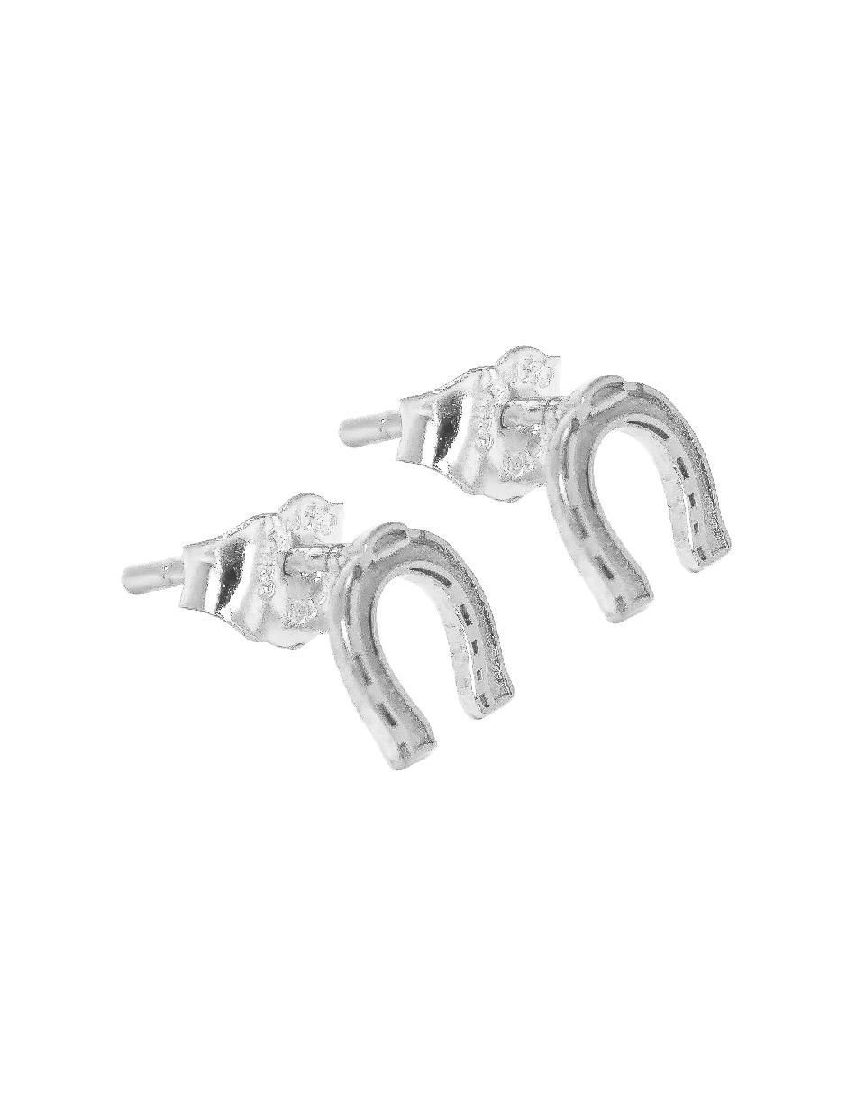 Broqueles de caballo Elegancia Equina de plata P 925 con acabado brillante 2