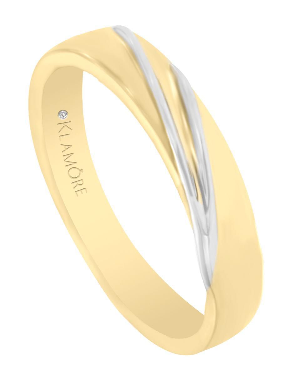 Argolla "de" oro 14 k klamore andree sin gema