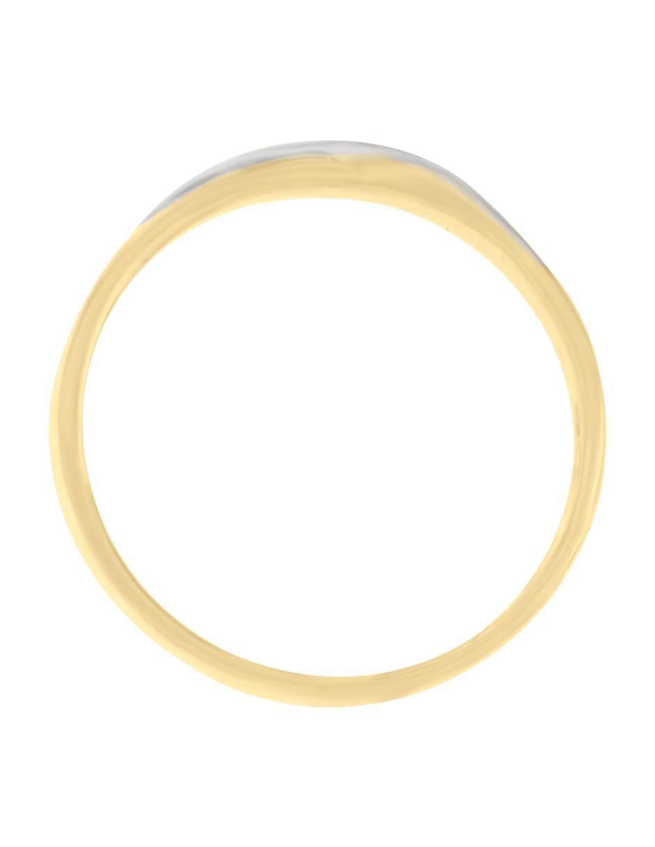 Argolla "de" oro 14 k klamore andree diamante