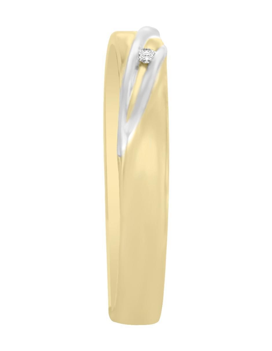 Argolla "de" oro 14 k klamore andree diamante