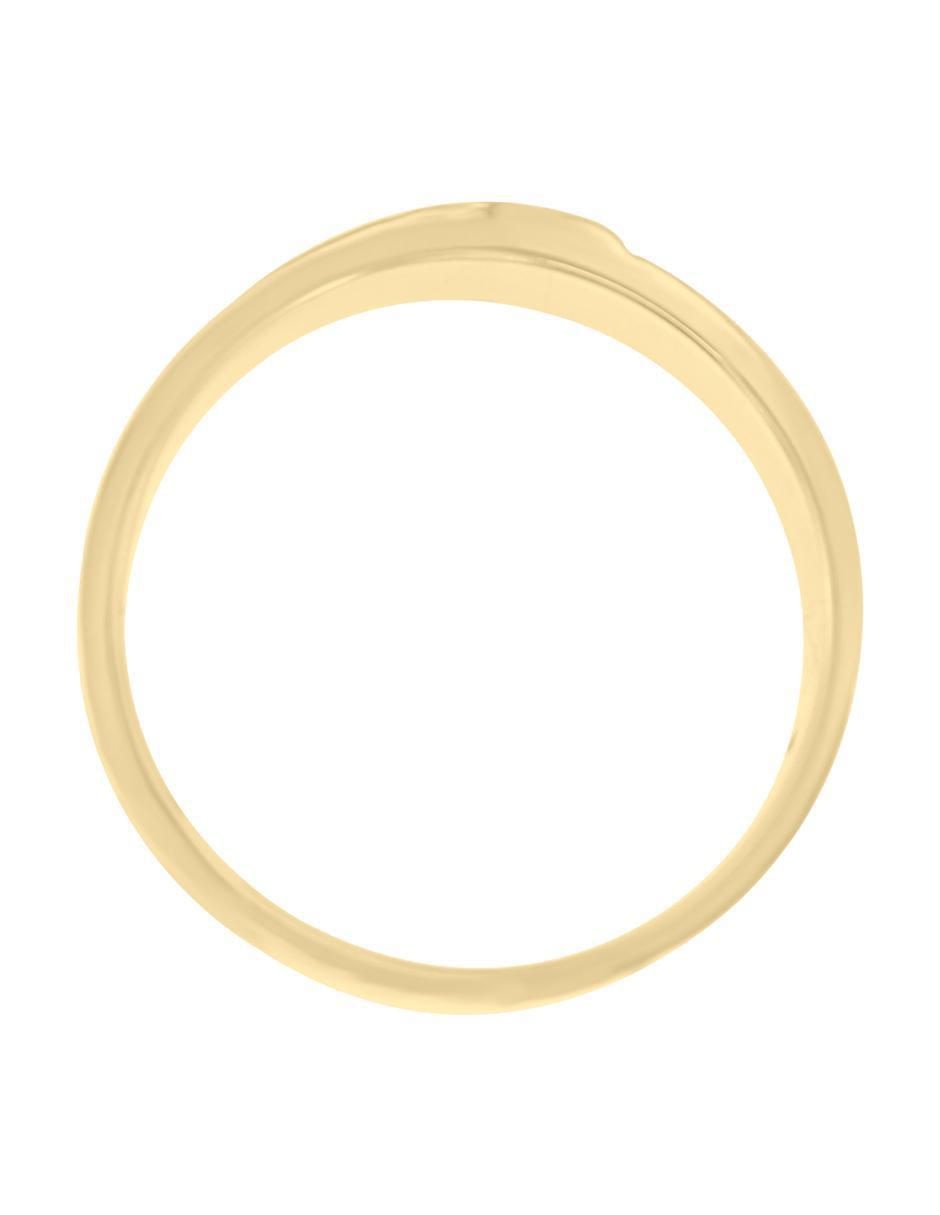 Argolla "de" oro 14 k klamore drial diamante