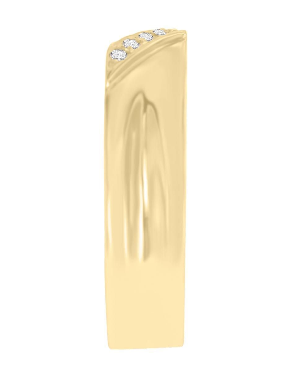 Argolla "de" oro 14 k klamore drial diamante