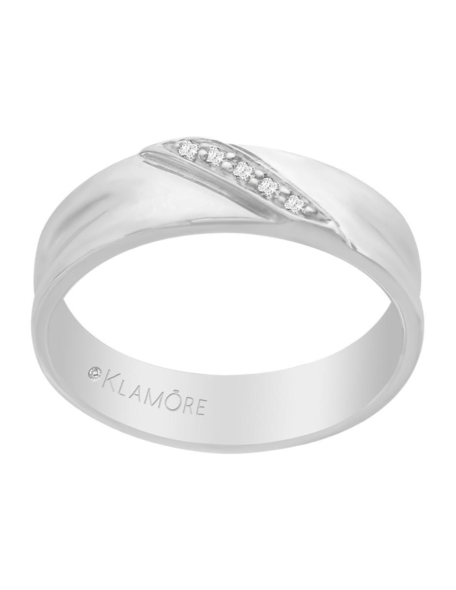Argolla de oro 14 k Drial diamante Argolla de oro 14 k Drial diamante