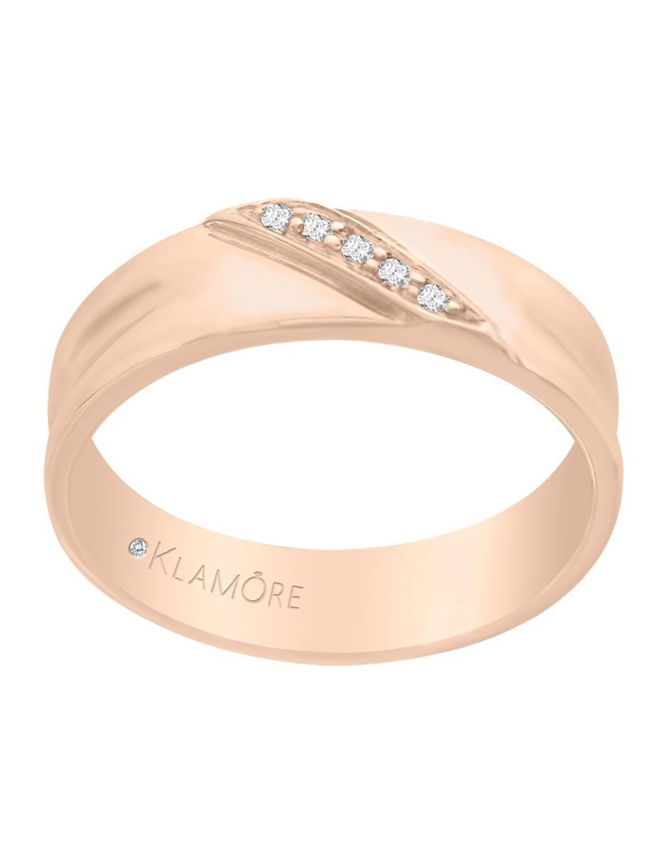 Argolla de oro 14 k Drial diamante Argolla de oro 14 k Drial diamante