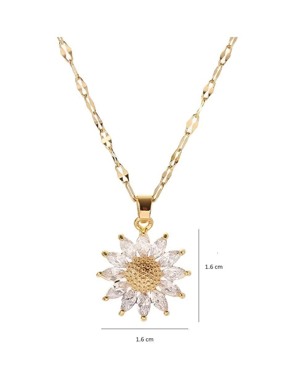 Colgante Y Dije de girasol 4
