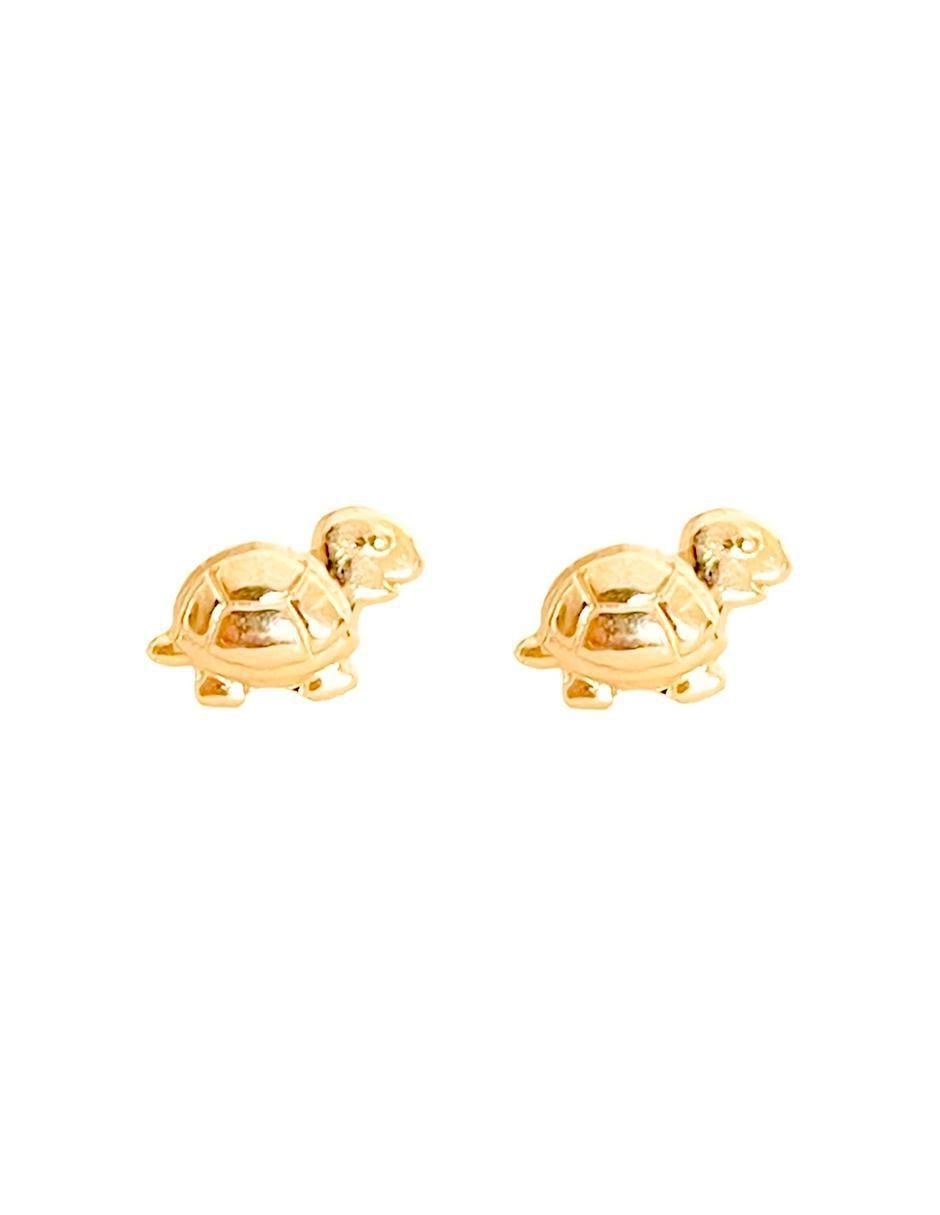 Broqueles de tortuga de oro con acabado brillante Broqueles de tortuga de oro con acabado brillante