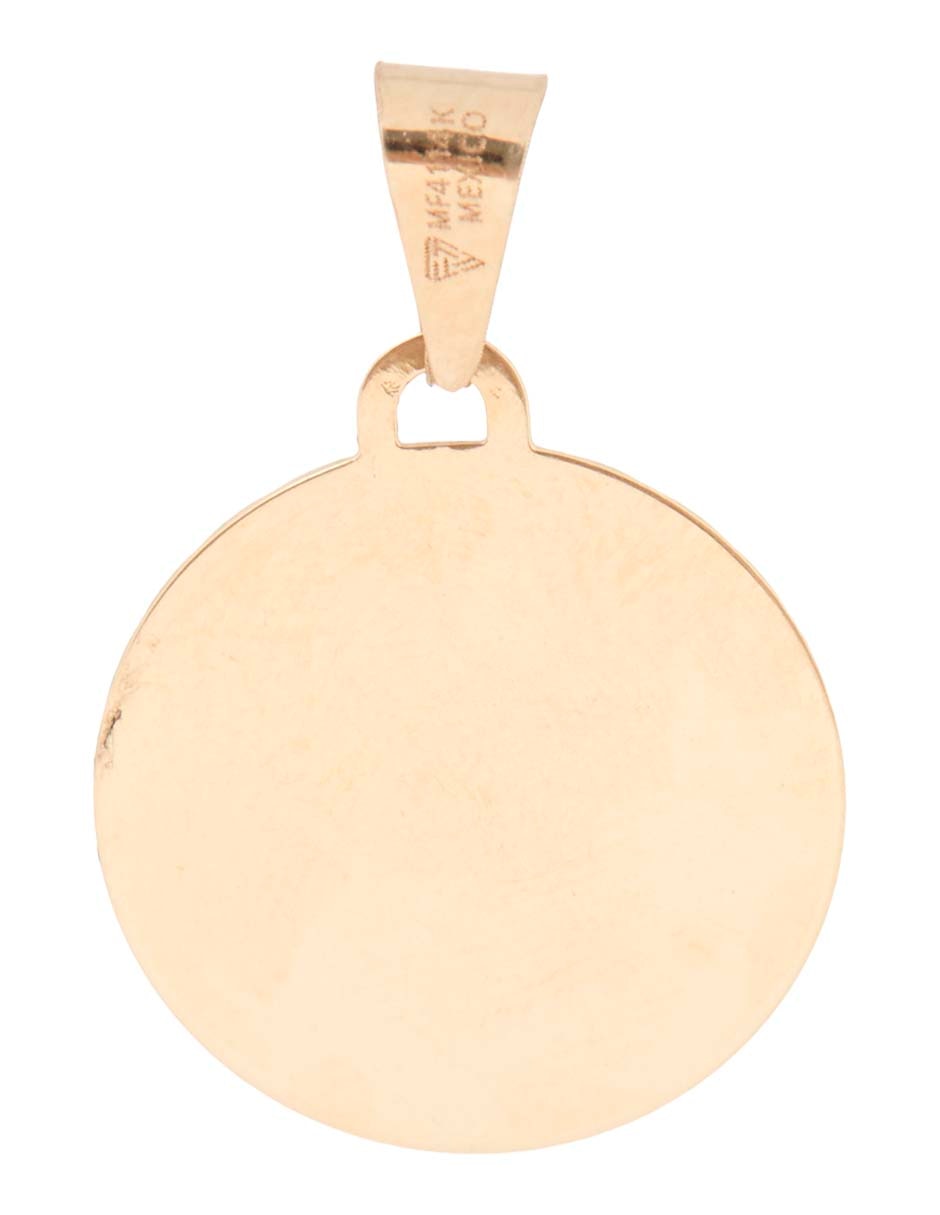 Medalla de cristo de oro florentino 14 K 3