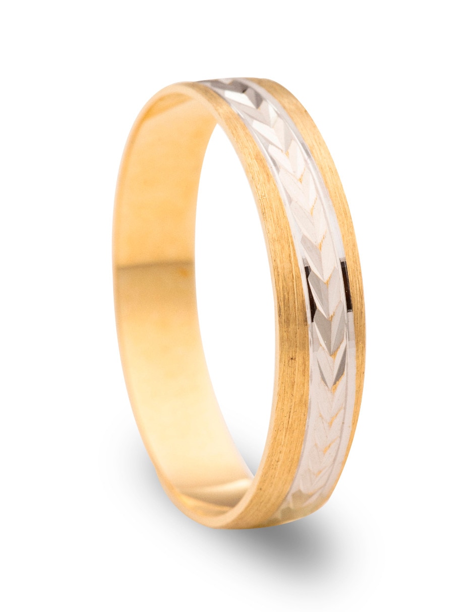 Argolla de oro amarillo 14 k