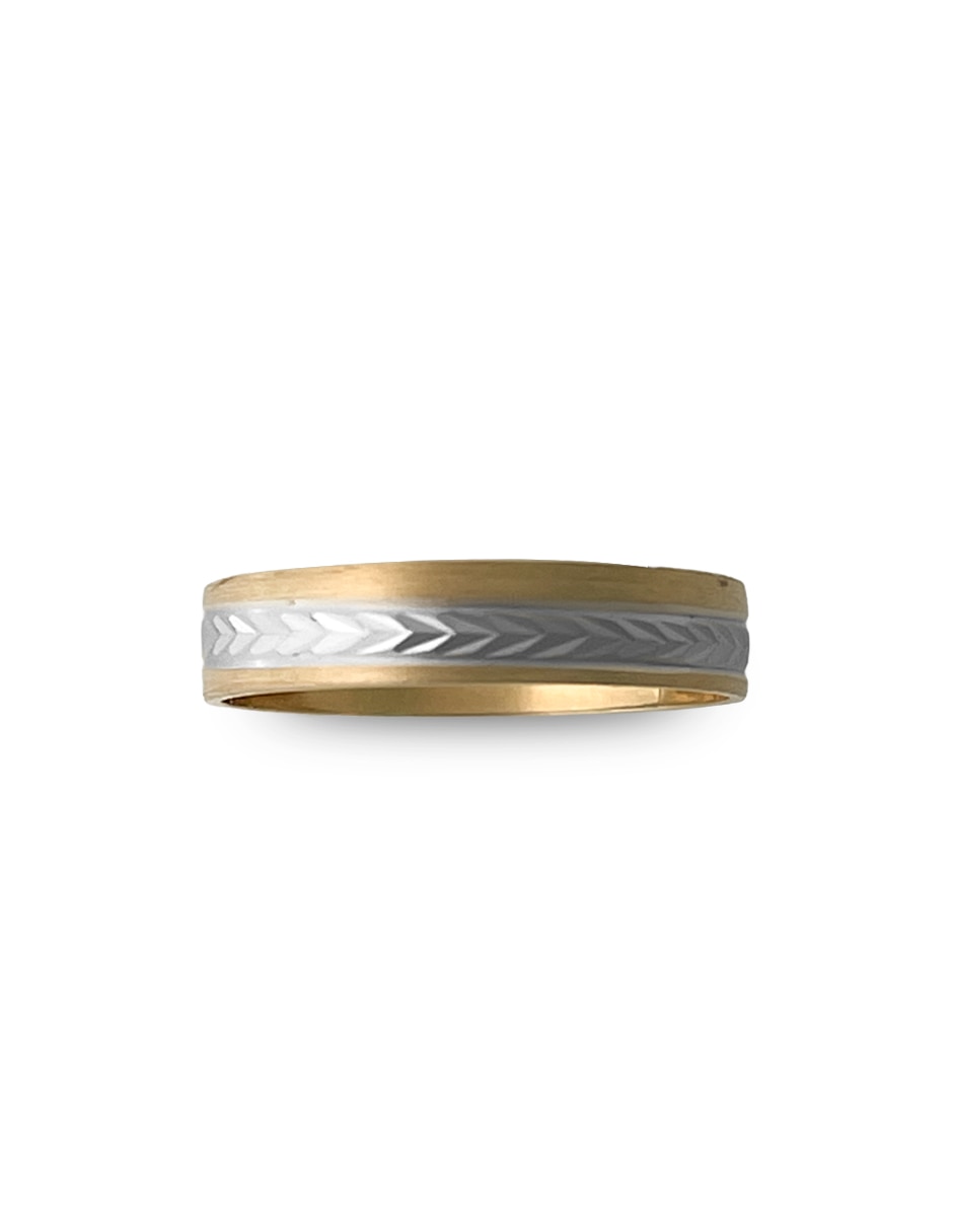 Argolla de oro amarillo 14 k 2