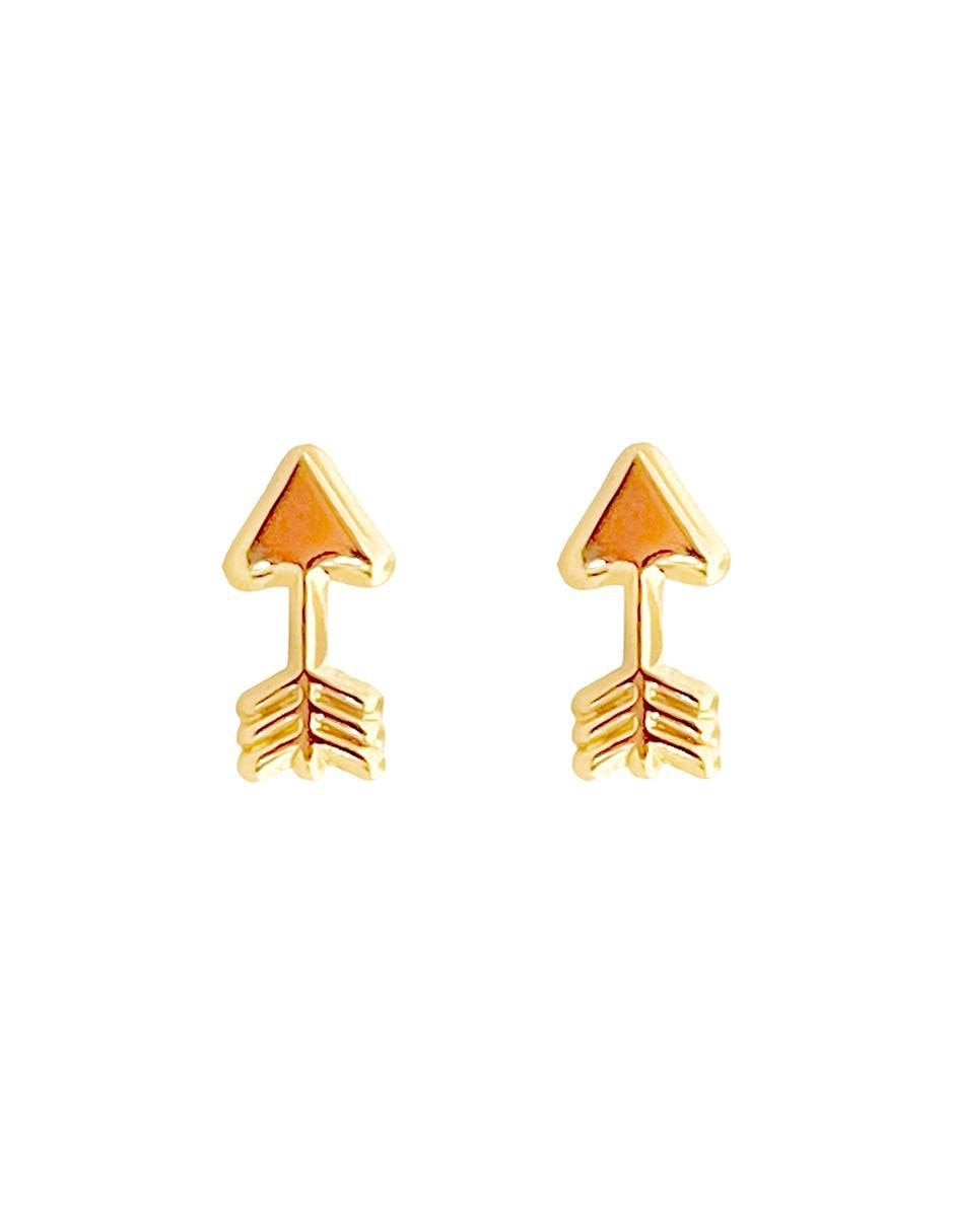 Broqueles de flecha de oro con acabado brillante Broqueles de flecha de oro con acabado brillante