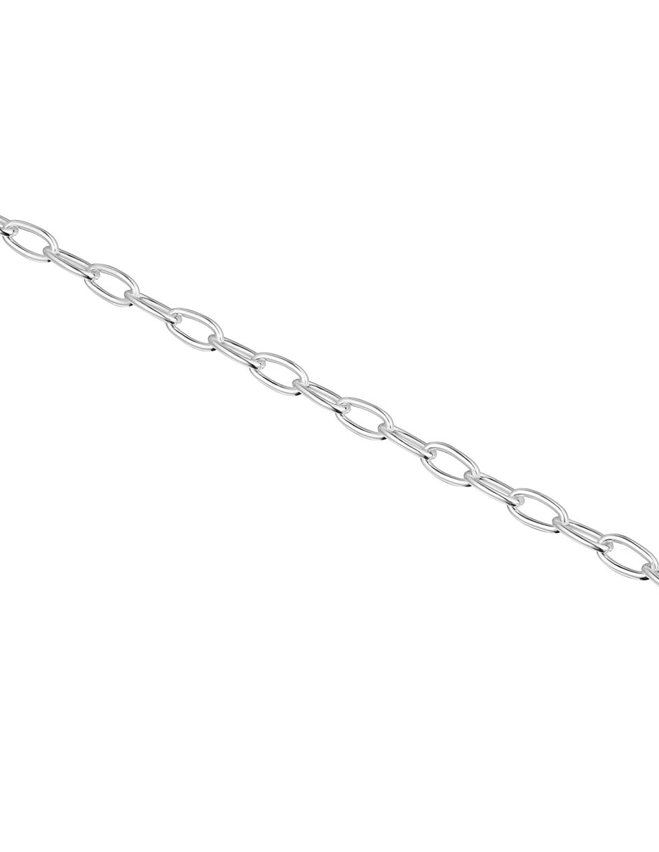 Pulsera de plata P 925 Hold Oval con acabado liso 2