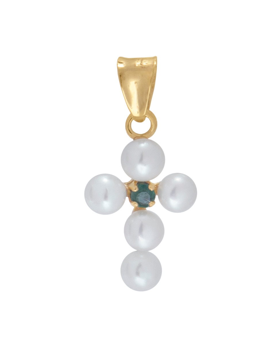 Dije de cruz de oro amarillo 14 K Dije de cruz de oro amarillo 14 K
