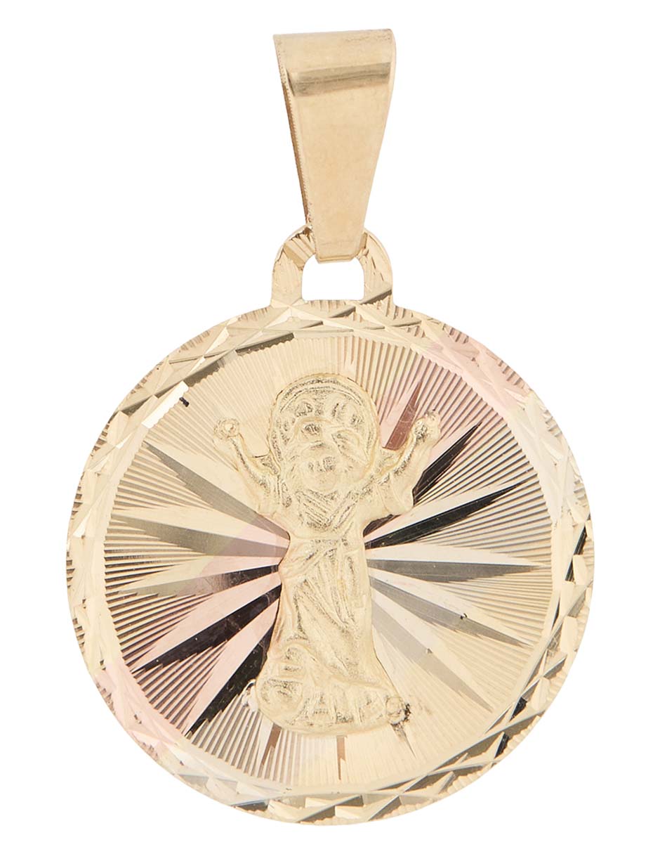 Medalla de niño jesús de oro florentino 14 K Medalla de niño jesús de oro florentino 14 K