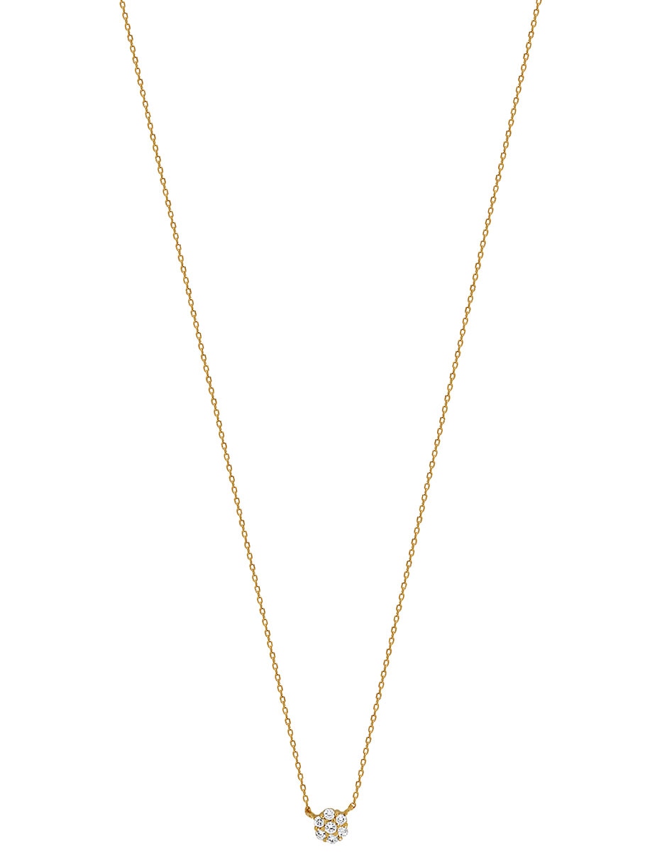Collar de esfera Icon de oro 14 K