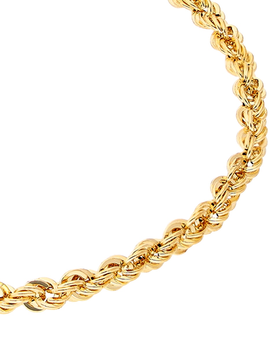 Pulsera de oro 14 K acabado brillante 2