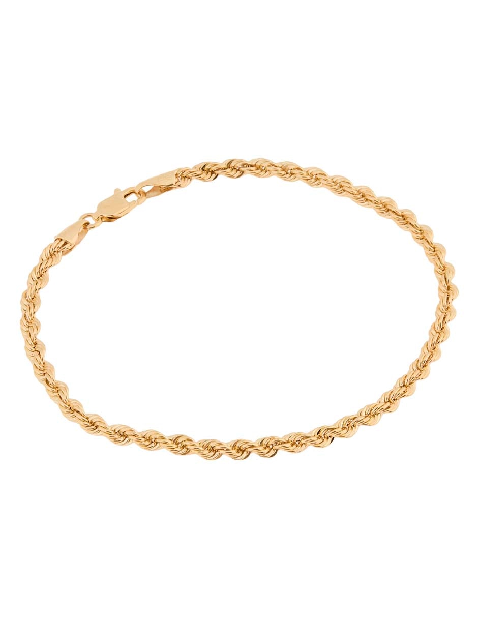 Pulsera de oro 14 K con acabado pulido