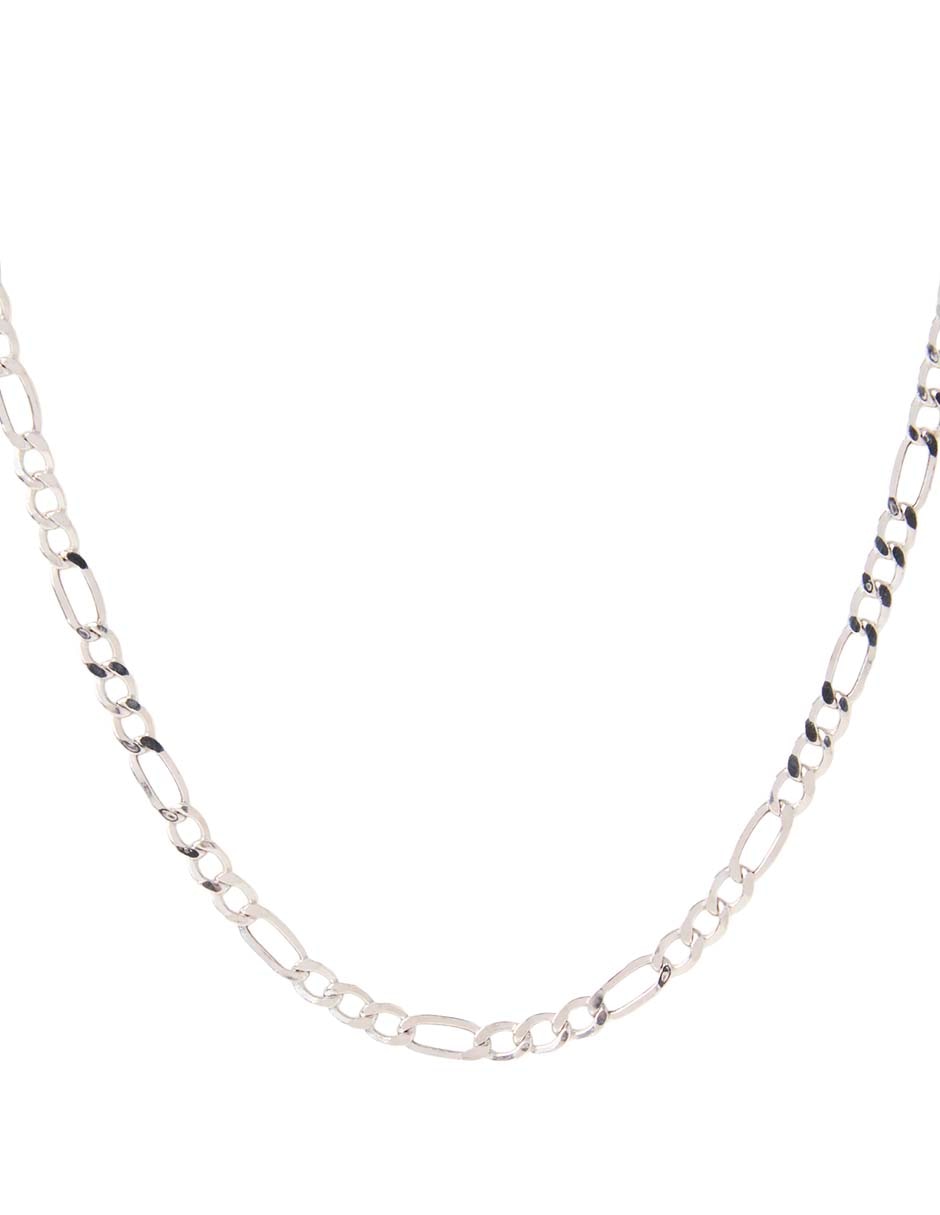 Cadena de oro blanco 14 K