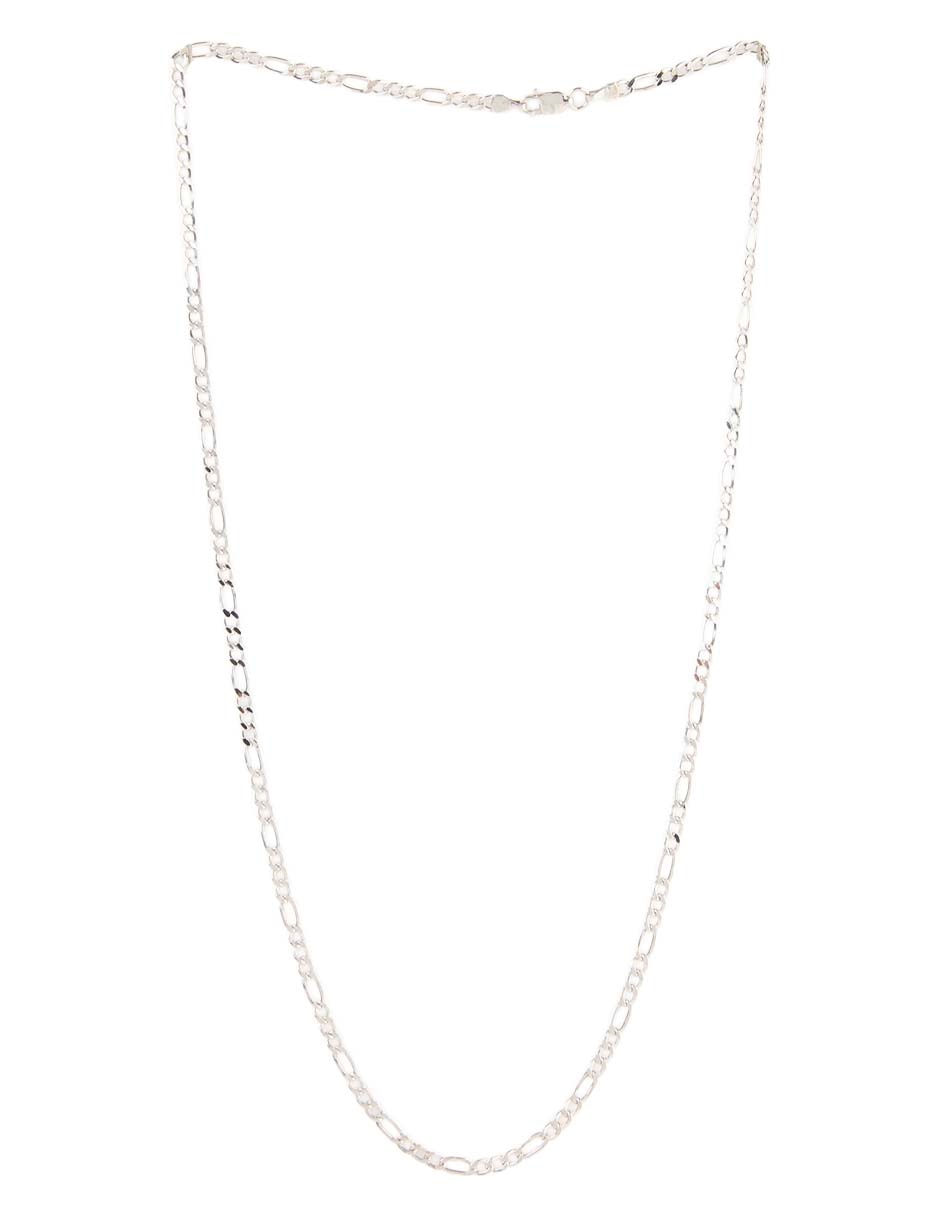 Cadena de oro blanco 14 K 2