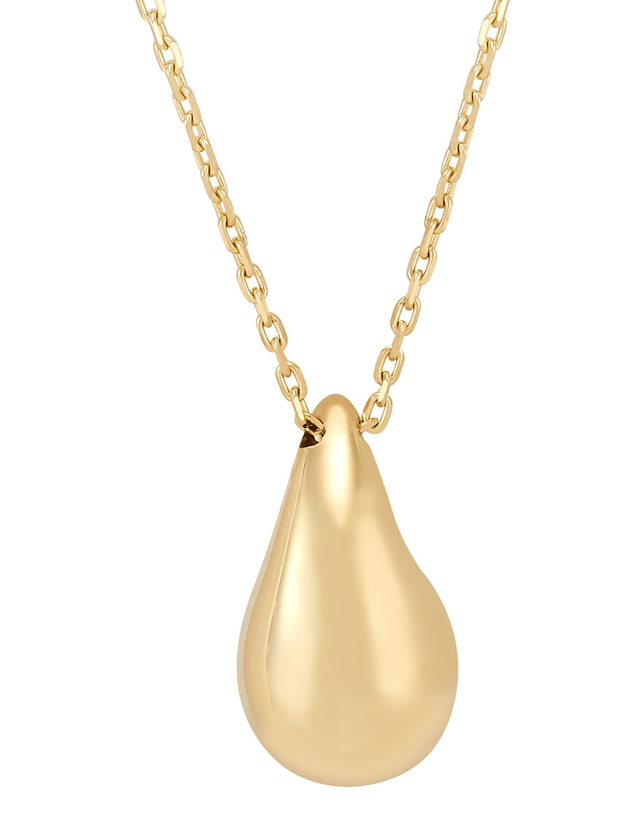 Collar de gota de oro 14 K 2