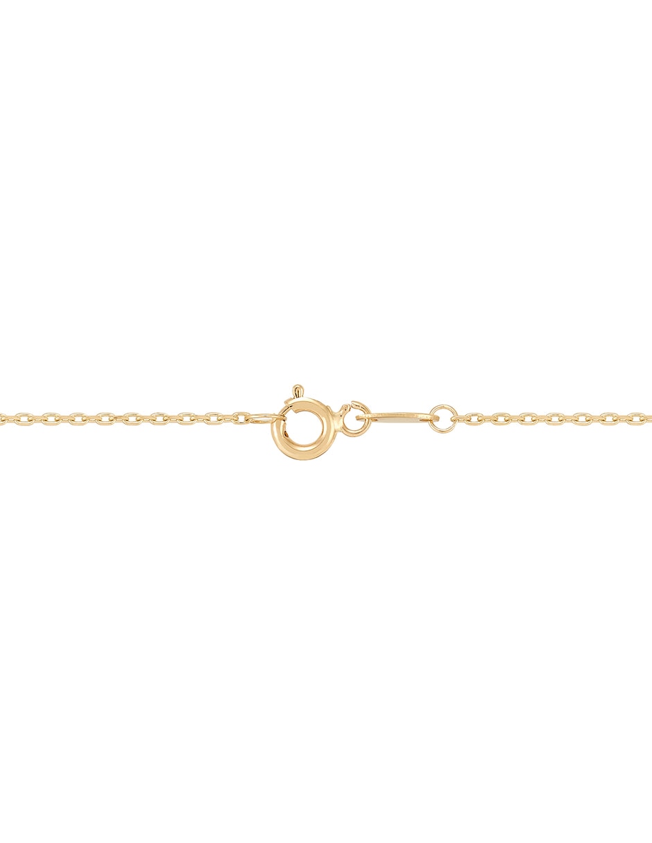 Collar de gota de oro 14 K 3