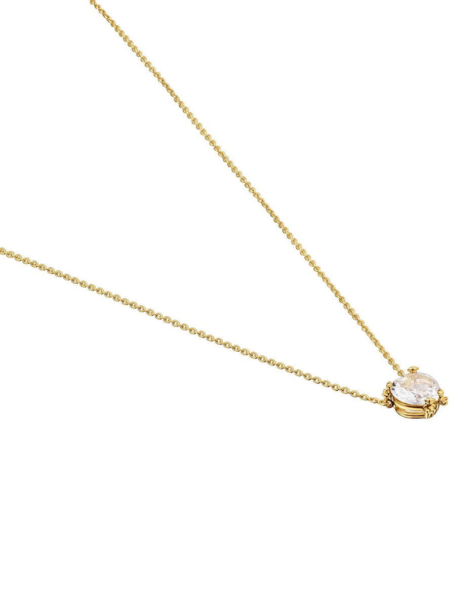 Collar de corazón de oro amarillo 18 K 2