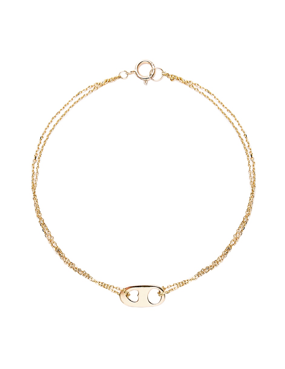 Pulsera de oro 14 k Arene Bracelet con acabado pulido