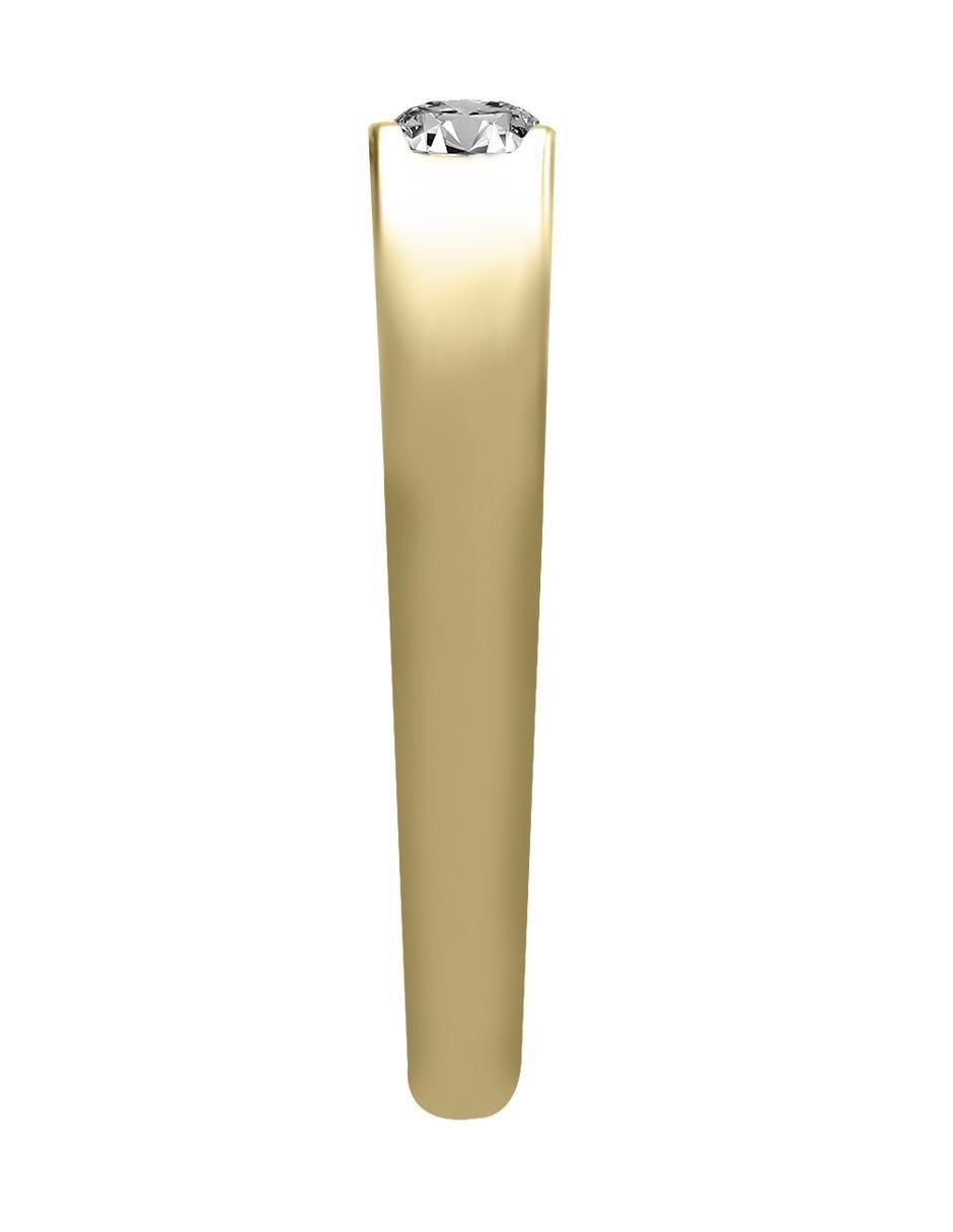 Solitario "de" oro 14 k klamore capell diamante