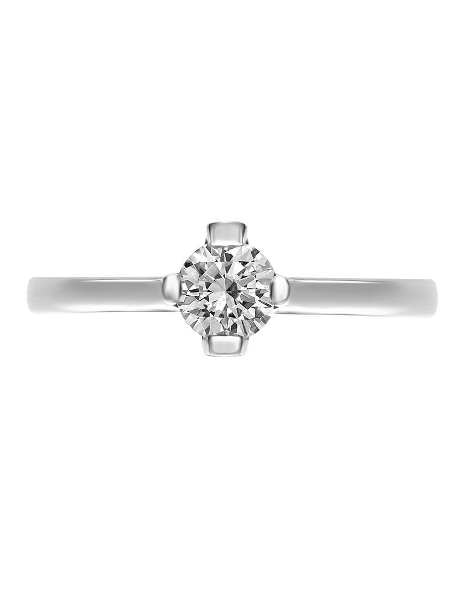 Solitario de oro 14 k Enmir diamante