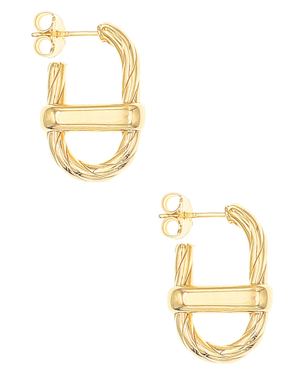 Aretes de plata P 925 con acabado brillante 3
