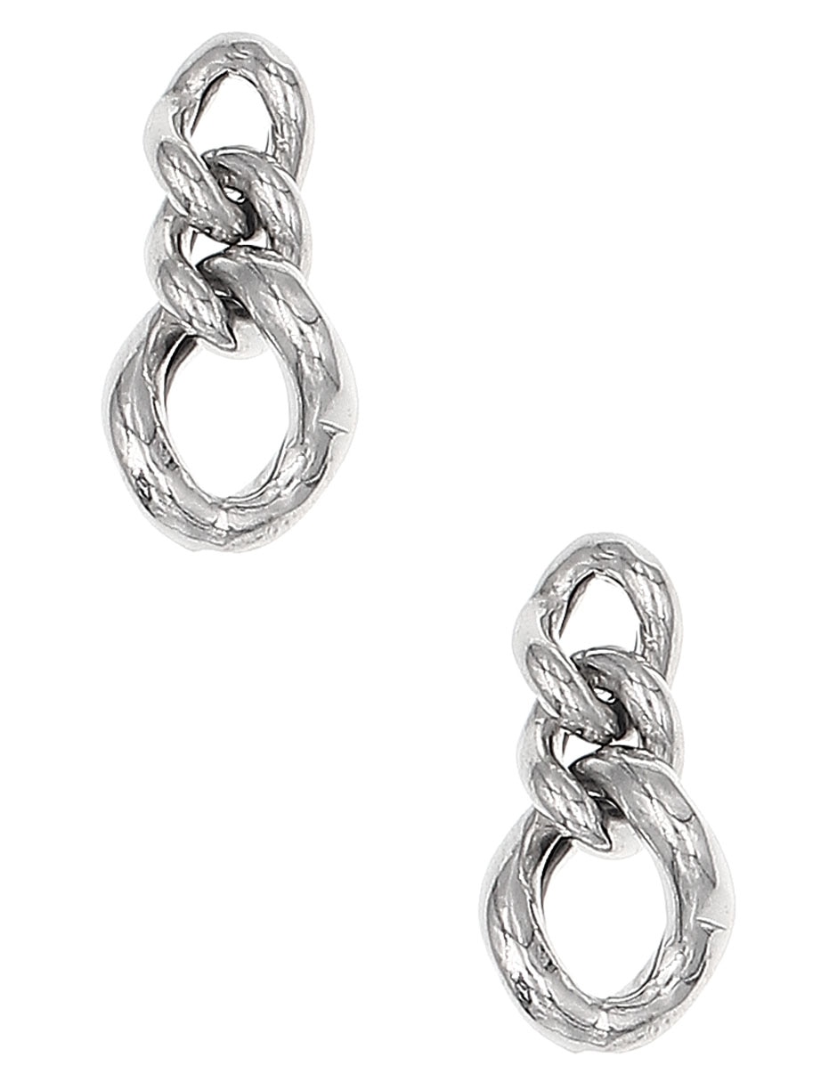 Aretes de plata P 925 con acabado brillante