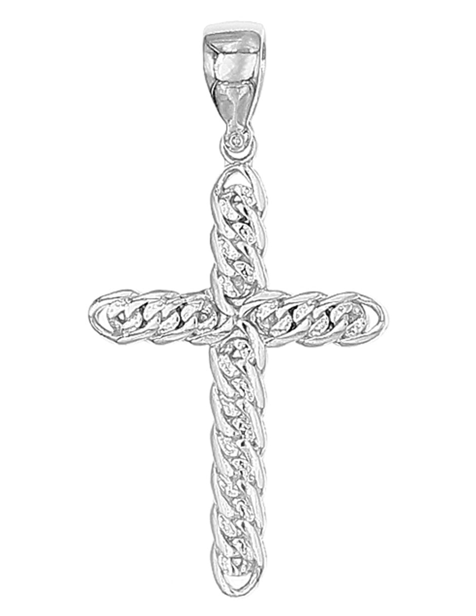 Dije de cruz de plata P 925 Dije de cruz de plata P 925