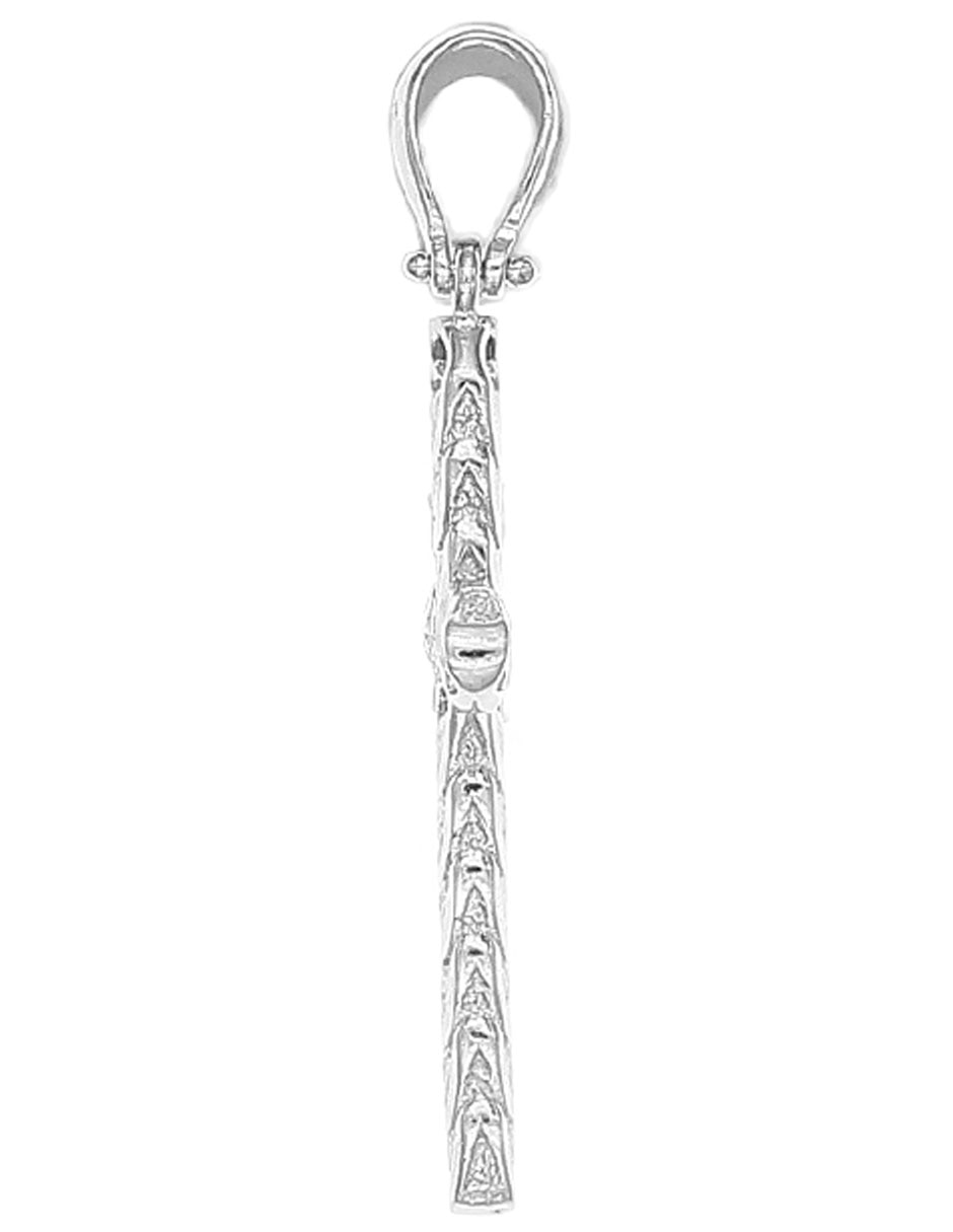 Dije de cruz de plata P 925 2